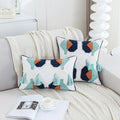 Axyaa Cotton Velvet Embroidered Pillowcase - Decorative Sofa Cushion Cover