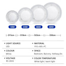 Axyaa Modern Crystal LED Ceiling Light for Home Decor