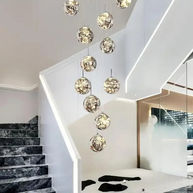 Axyaa Starry Sky Pendant Light for Modern Luxury Living Room Lighting