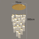 Axyaa LED Pendant Light Chandeliers for Living Room - Indoor Staircase Lighting