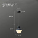 Axyaa Macaron Pendant Light for Bedroom Living Room Decor