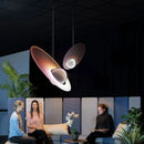 Axyaa LED Chandelier: Modern Rotatable Pendant Light for Dining Area and Events