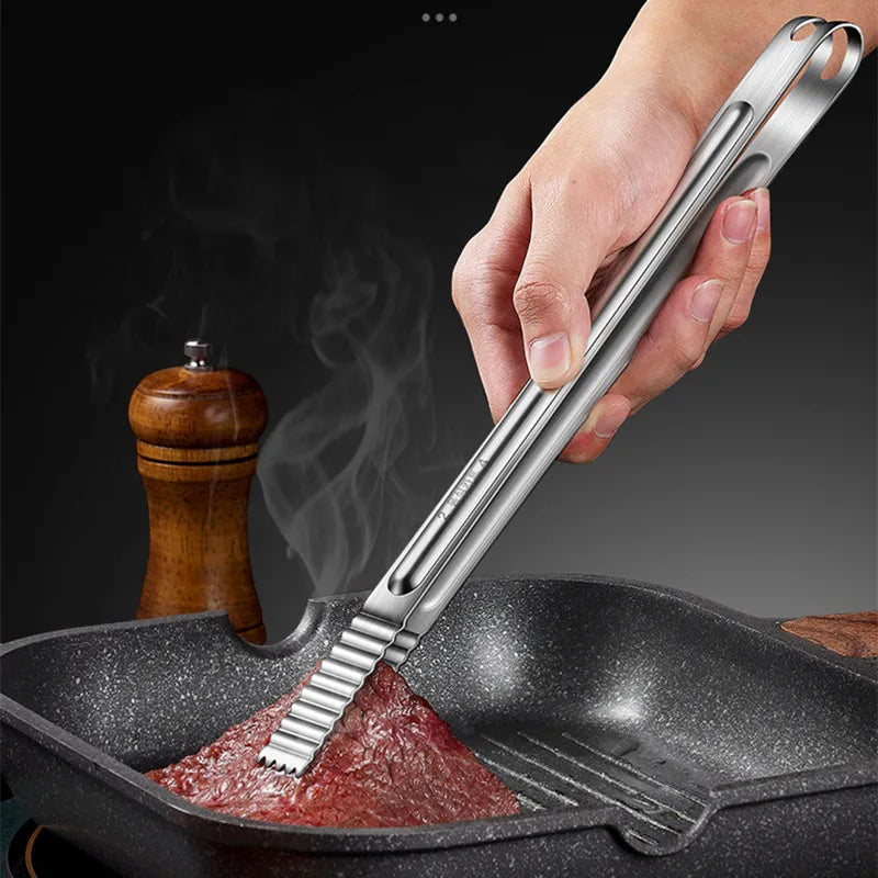 Axyaa Stainless Steel Food Tongs: Buffet & Barbecue Essential for Cooking & Serving