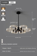 Nordic Luxe Pendant Light for Living Room, Bedroom, Dining Room by Axyaa