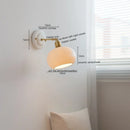Axyaa Ceramic LED Wall Lamp Sconce Vintage Style for Bathroom Mirror Copper Switch