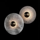 Axya Minimalist Marble Round Wall Lamp for Living Room, Bedroom, Corridor & Aisle
