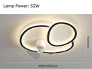 Axyaa Modern Minimal Ultra-Thin Ceiling Fan Light for Summer/Winter