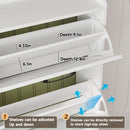 Axyaa 6-Drawer Shoe Cabinet with Metal Handles, Entryway Storage Solution