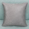 Axyaa Ice Silk Geometric Pillow Covers for Modern Home Decor