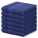 Axyaa 6Pcs Soft Cotton Kitchen Towels | Super Absorbent Dishcloth Set