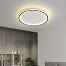 Axyaa Circular LED Ceiling Light: Nordic Minimalist Ultra-thin Lighting for Home Décor