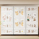 Axyaa Cartoon Foldable Storage Box, Heavy-Duty Rolling Organizer for Home - 2 Colors