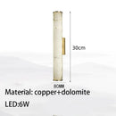 Axyaa Marble LED Wall Lights Copper Sconces Luxury Bedroom Lamp Art Decor