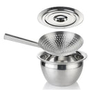 Axya Stainless Steel Colander Sifter Wok Basin Mesh Bowl Oil Storage Bowl
