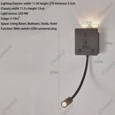 Axyaa Rotating Wall Lamp with USB Port for Bedside, Study, and Decor