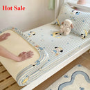Axyaa Cotton Printing Student Dorm Bed Hat Set, Anti-Mite, Comfortable & Breathable