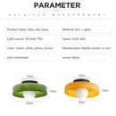 Axyaa Cream LED Ceiling Lamp Single Head Minimalist Nordic Design