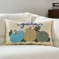 Axyaa Halloween Maple Pumpkin Thanksgiving Cushion Cover Set