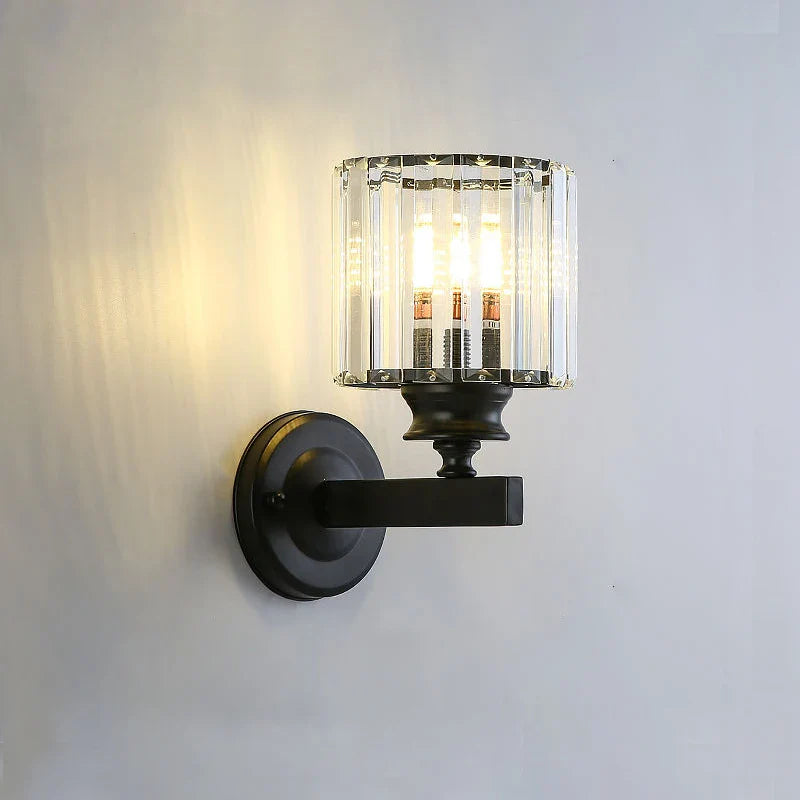 Luxury Glass Shade Wall Lamp by Axyaa - Modern Minimalist Lighting for Home Decor