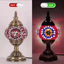 Axyaa Handmade Glass Mosaic Table Light for Home and Hospitality Settings