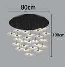 Axyaa Modern LED Pendant Staircase Chandelier for Living Room Lighting