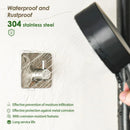 Axyaa Stainless Steel Self-Adhesive Heavy-Duty Towel Rack - Waterproof Wall Hook