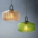 Axyaa Glass LED Pendant Chandelier for Modern Minimalist Home Decor Lighting