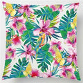 Axyaa Floral Polyester Cushion Cover - Stylish Home Decor Pillowcase