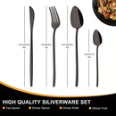 Axyaa Stainless Steel Dinner Fork Set of 8 Pieces