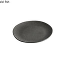 Axyaa Ceramic Shallow Plate for Steak, Dessert, Sushi, Salad, and Snacks