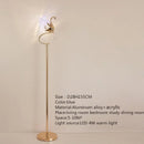 Axyaa Swan LED Desk Lamp - Golden Contemporary Home Decor