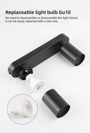 Axyaa LED Shop Chandelier Ceiling Lamp for GU10 Bulb Replacement