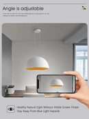 Axyaa Modern Wood Grain Chandelier for Dining Room and Bedroom