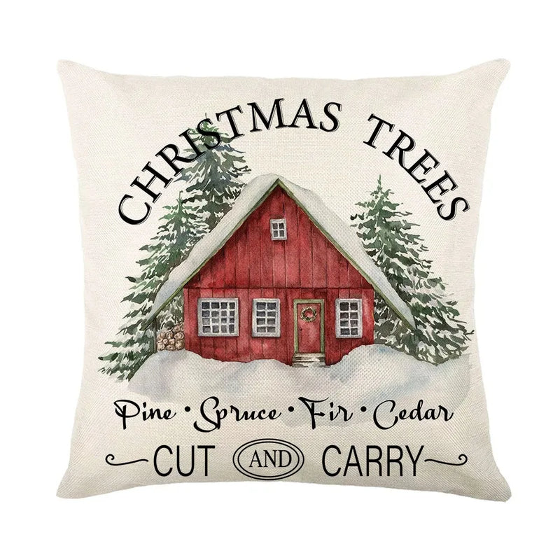 Axyaa Christmas Day Party Pillowcase Set