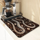 Axyaa Absorbent Drying Mat for Kitchen Tableware and Cups