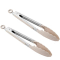 Axyaa Silicone Grilling Tong Stainless Steel BBQ Clip Clamp Kitchen Tools