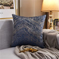 Axyaa Gold Jacquard Throw Pillow Cover 45X45 - Light Luxury Comfort, Living Room Decor