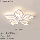 Axyaa Maple Leaf LED Ceiling Lamp - 2025 Nordic Minimalist Chandelier