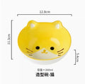 Axyaa Kids Bowl: Ceramic Underglaze Color, Cute Cartoon Shape, Baby Food Cute Bowl