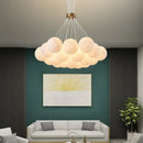 Axyaa Nordic Cream Moonlight Pendant Lamp for Living Room, Bedroom, Children's Room, Dining Room