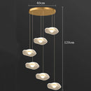 Axyaa LED Ring Pendant Light Chandelier for Modern Home Decor & Indoor Lighting