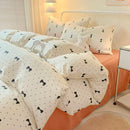 Axyaa Queen Bedding Set - Reactive Printed Polyester Duvet Cover, Bed Sheet & Pillowcase