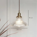 Axyaa Brass Glass Chandelier Art Deco LED Hanging Lamps