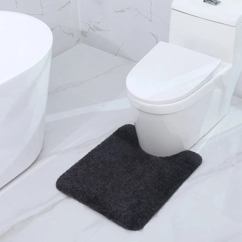 Axyaa Shaggy Bath Mat Soft Plush Non-Slip Absorbent Washable Carpet