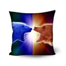 Axyaa Animal Print Cushion Cover - Stylish Polyester Throw Pillow for Home Decor
