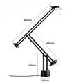 Axyaa Switch Mechanical Rocker Desk Lamp - LED Industrial Home Office Decor-Lights