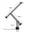 Axyaa Switch Mechanical Rocker Desk Lamp - LED Industrial Home Office Decor-Lights