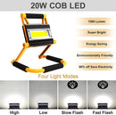Axya 380W Foldable LED Work Light: Super Bright Handheld Spotlight for Camping & Auto Repair