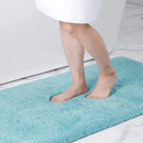 Axyaa Plush Bathroom Rug: Absorbent, Quick Dry, Non-Slip Floor Mat
