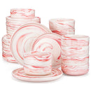 Axyaa 18/36-Piece Ceramic Dinnerware Set for 6/12, Plates, Bowls, Tableware
